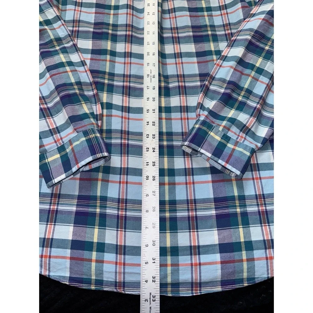 Ralph Lauren Men's Classic Fit Plaid Button Down Shirt‎ Long Sleeve Size X-Large